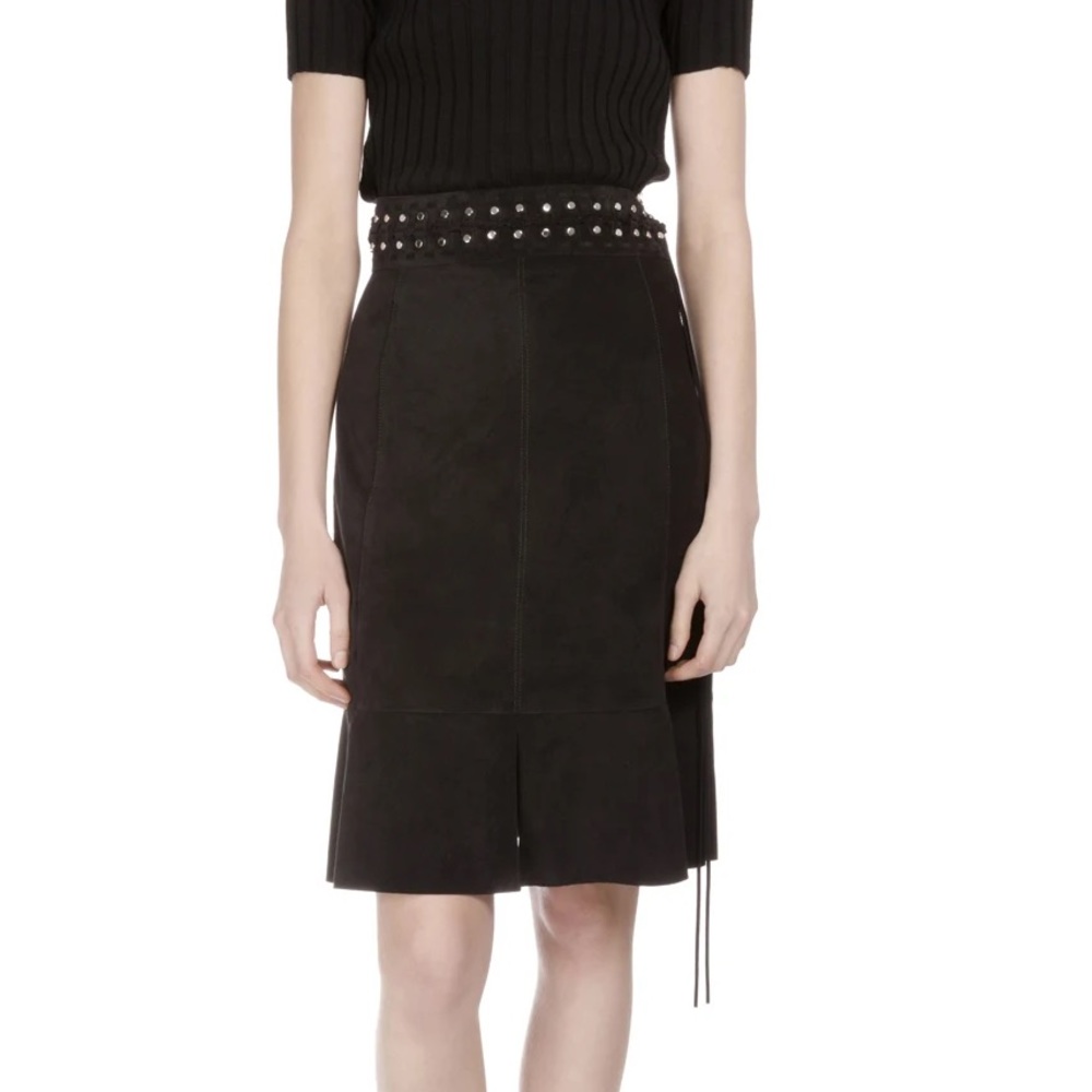 Proenza Schouler Studded Suede Skirt